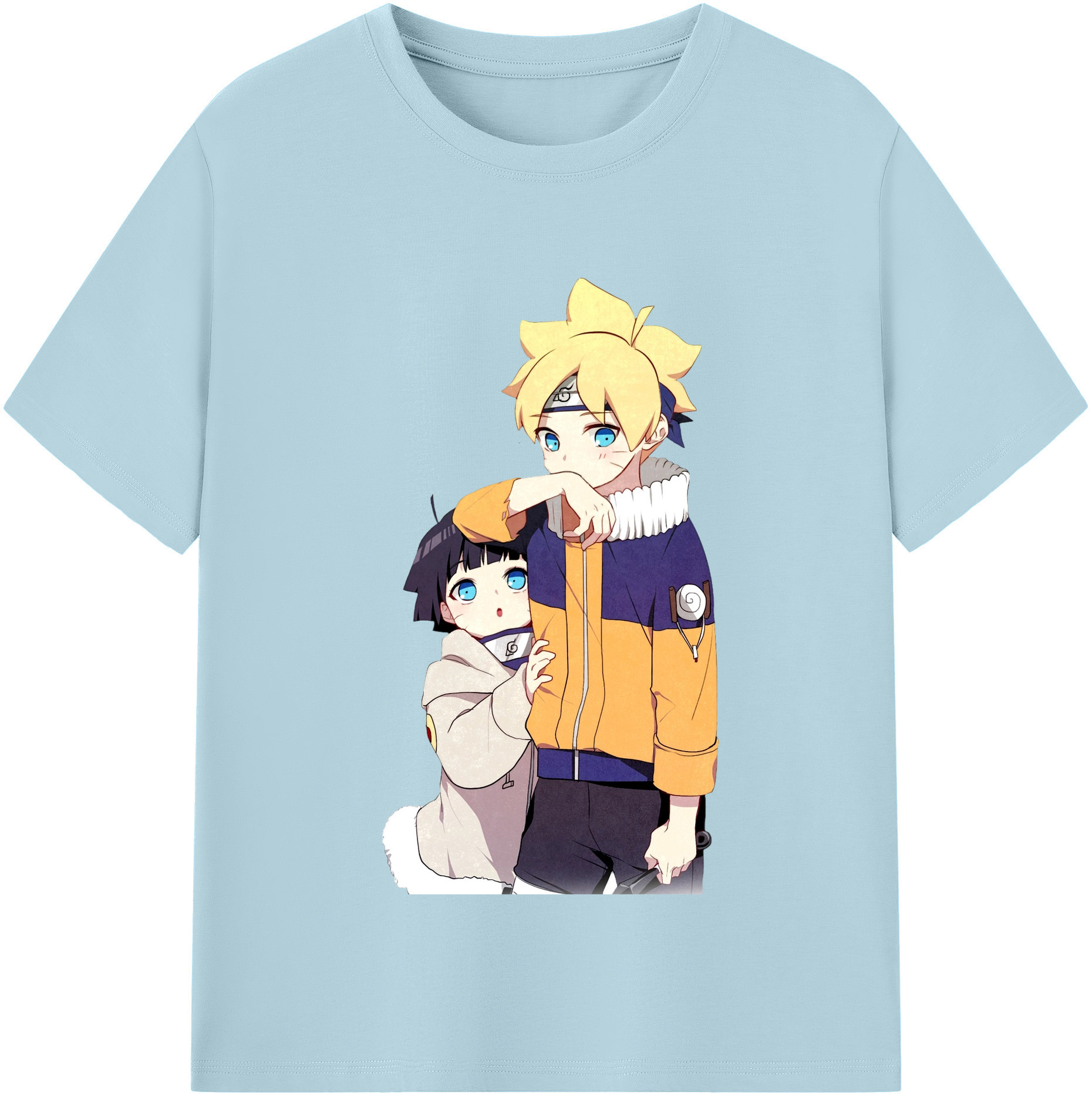 （画像用） NARUTO -ナルト- うずまき ボルト Uzumaki Boruto 綿100％半袖Tシャツ（フロントプリント）